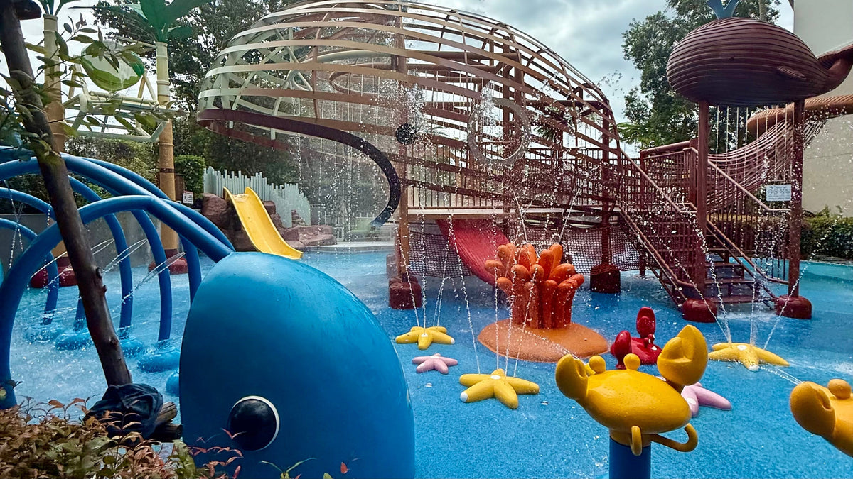 Splash pad at Holiday Inn Koh Samui