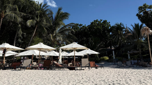 Parasols on Choeng Mon beach, Koh Samui 