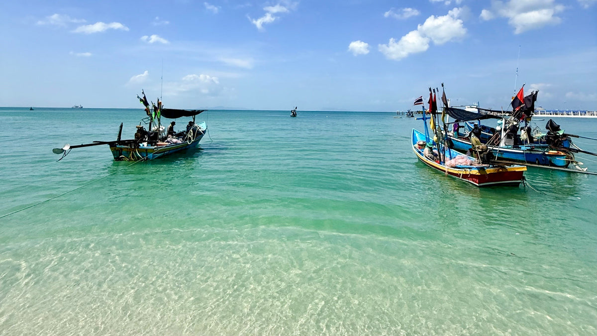 Koh Samui sea view with boats